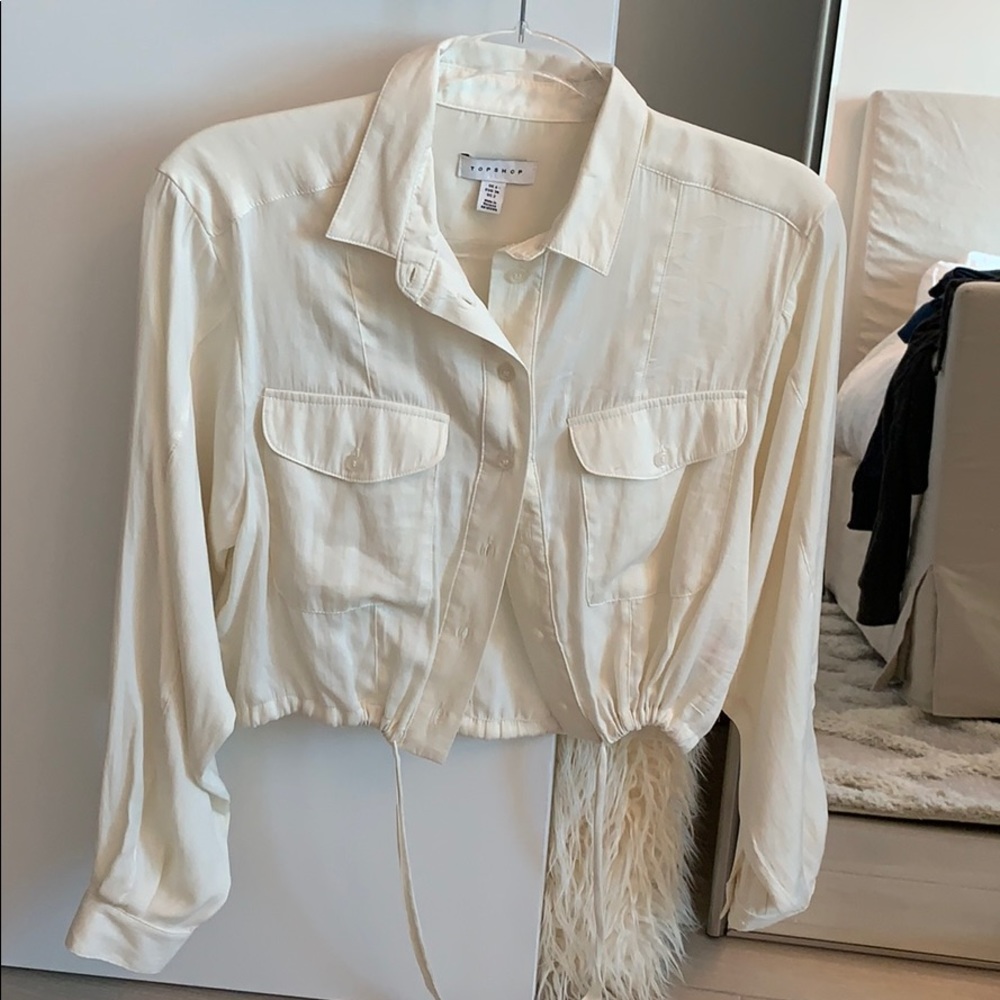 Cream button down